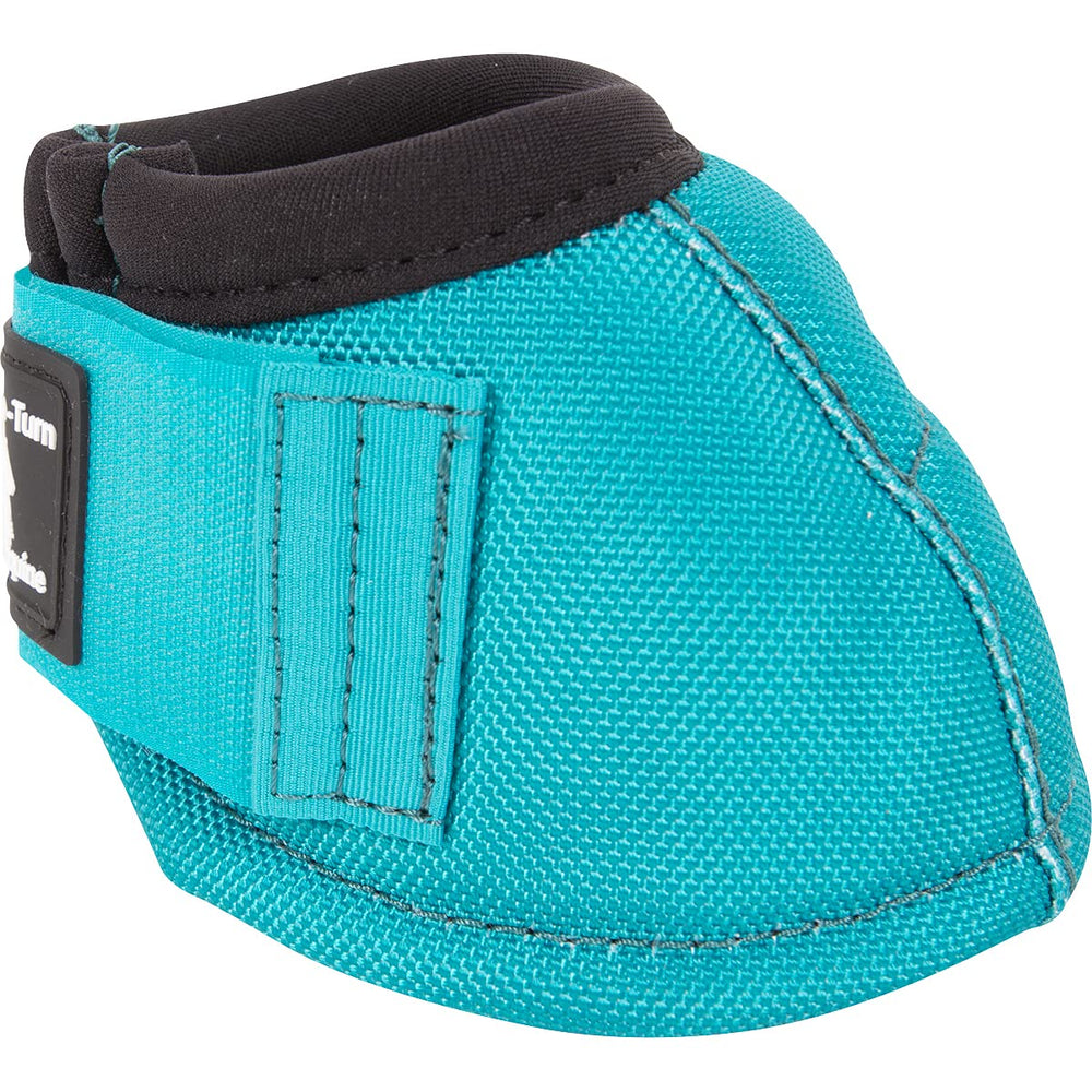 Classic Equine Dynohyde sin giro campana para casco Aqua M, vista lateral, uso diario seguro.