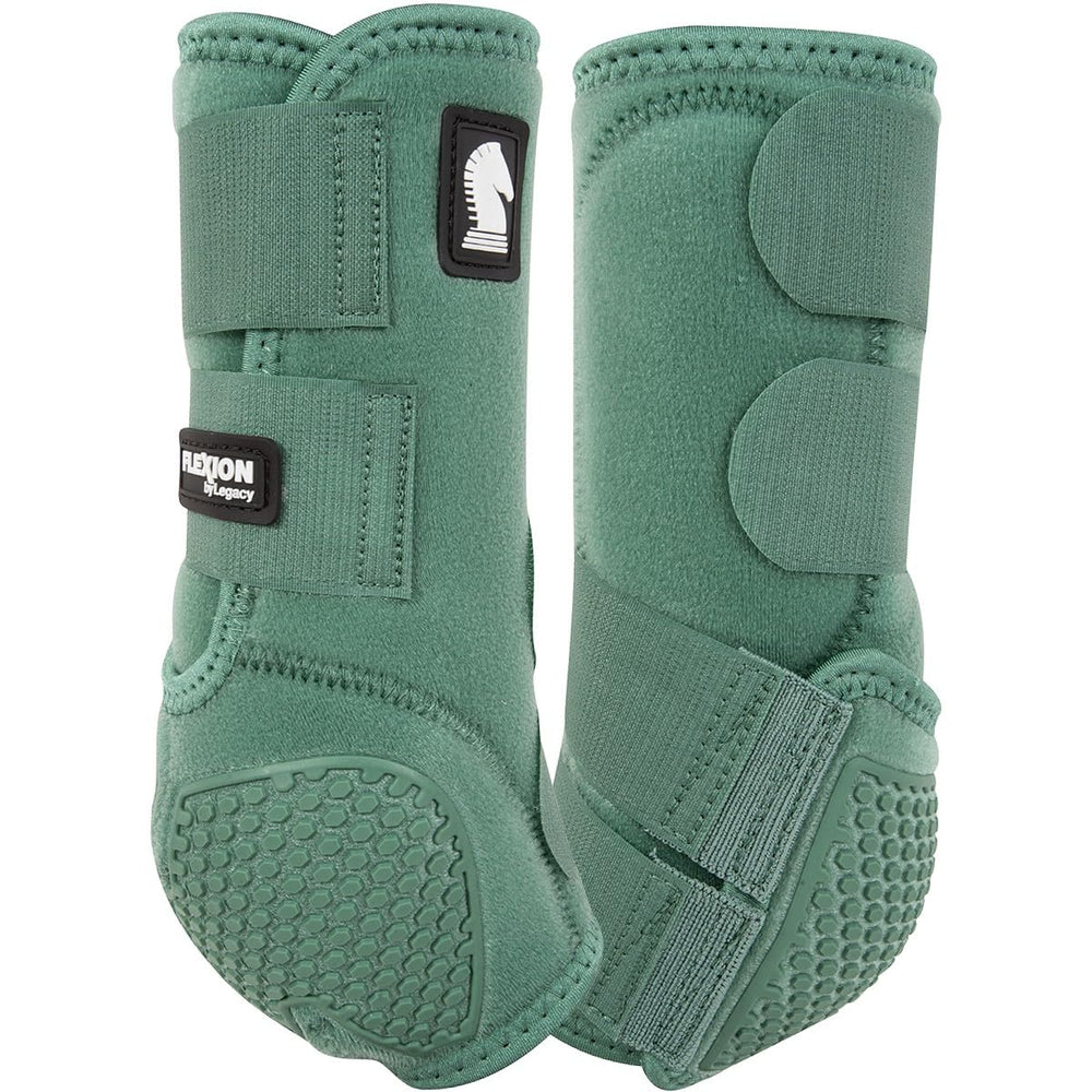 Classic Equine Flexion muestra el sistema de sosten para el corvejon con proteccion estable