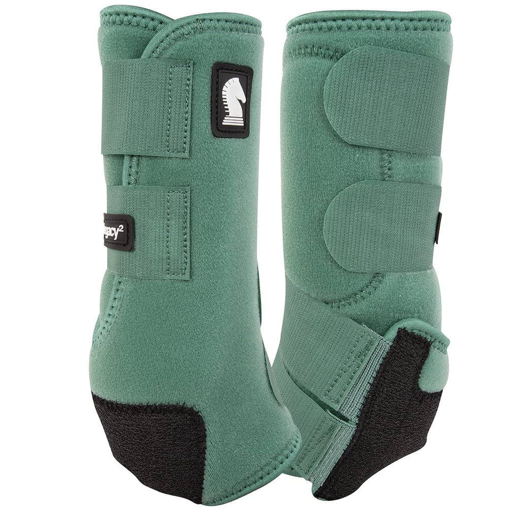 Classic Equine Legacy2 con sistema cuna fetlock para protección de la articulación trasera durante entrenamiento