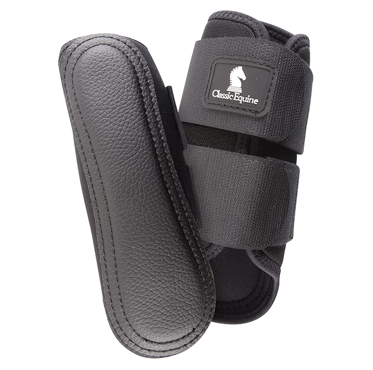 Classic Equine AirWave protecciones para férula delanteras, negras, útiles para entrenamiento cómodo