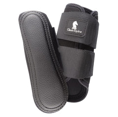 Classic Equine AirWave protecciones para férula delanteras, negras, útiles para entrenamiento cómodo