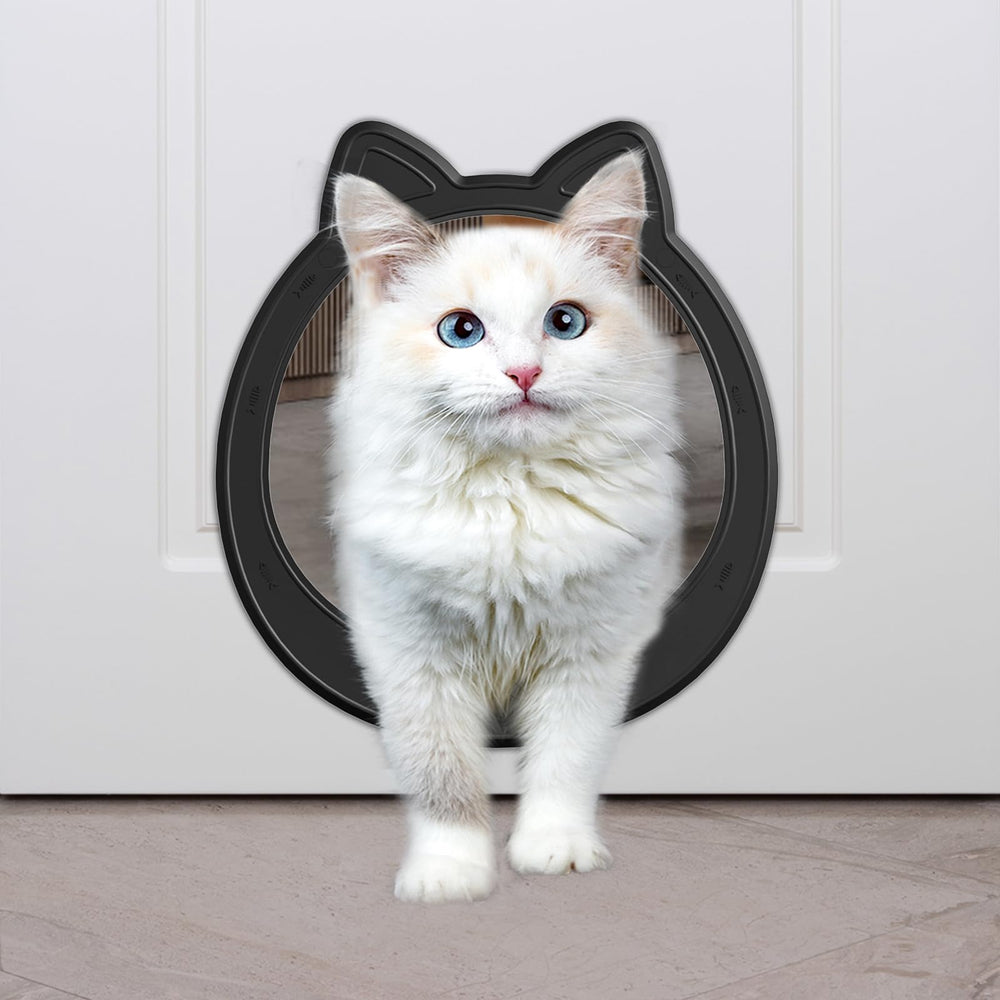 Classicmacher Puerta Gato Grande frente: entrada segura para gatos dentro de casa.