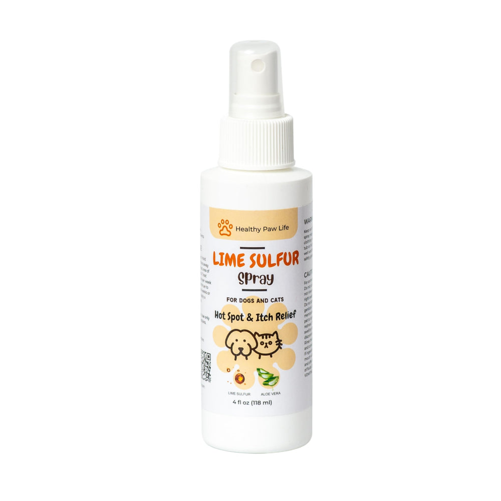 Classic's Lime Sulfur Dip: botella rociadora para aplicar en piel de perros y gatos