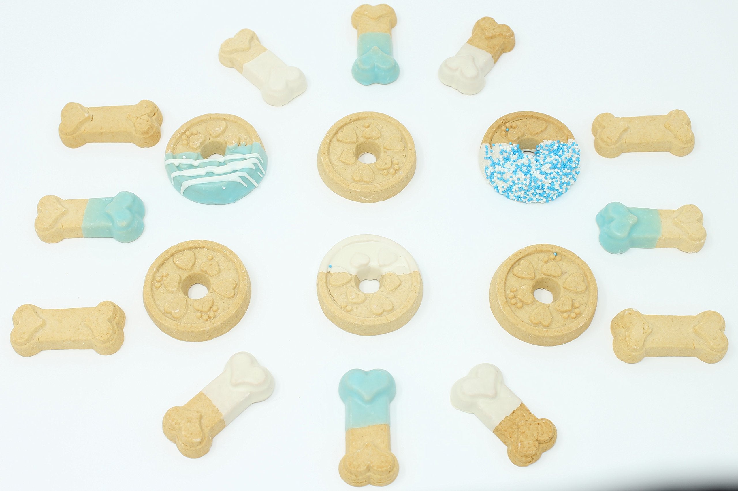 Galletas-gourmet-para-perros-decoradas de Claudia's Canine Bakery, ideales para regalos festivos
