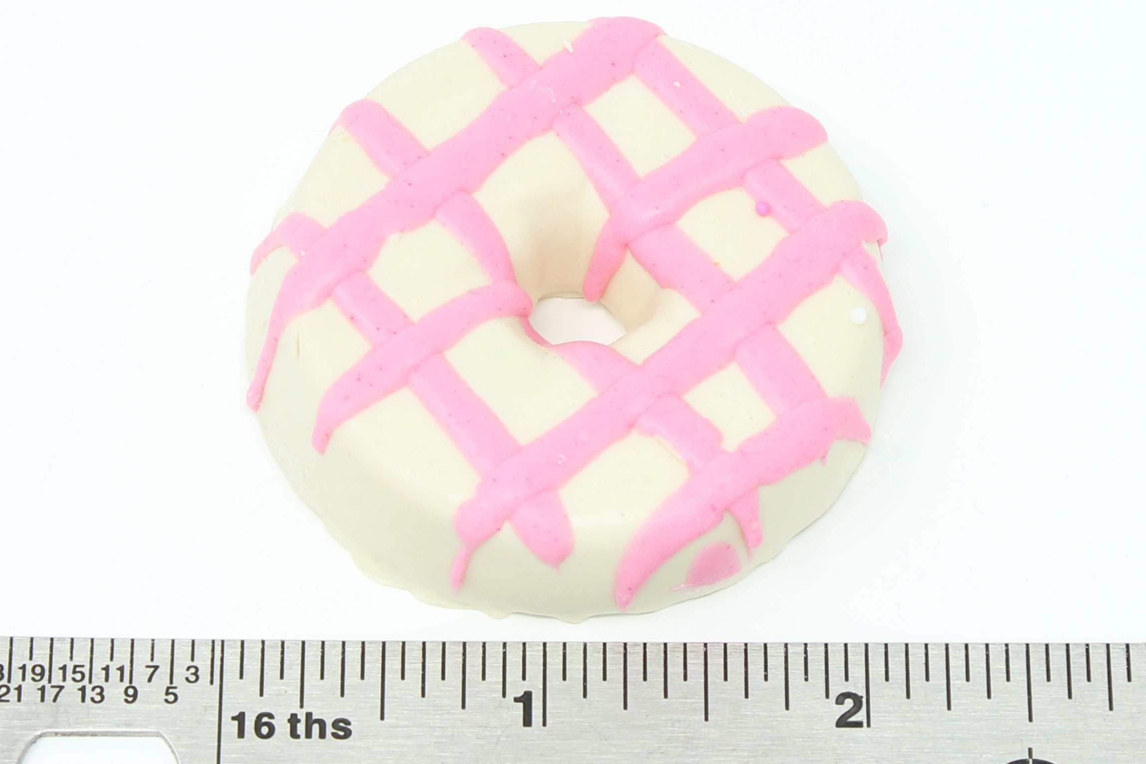 Panadería Canina de Claudia galletas rosa-pasión para viajes, tamaño práctico.