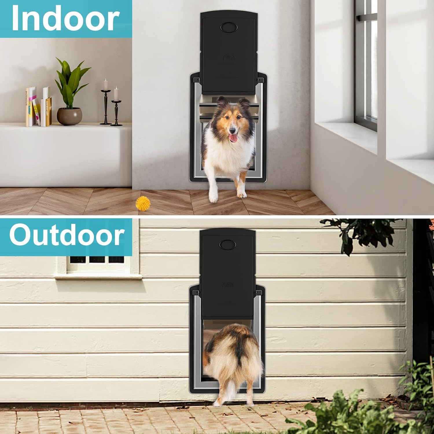 ClawJaw instalación fácil en muros interiores o exteriores con plantillas.