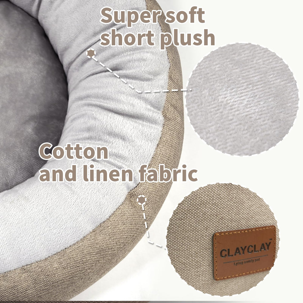 CLAYCLAY cama-gato-tejido-suave, sensación acogedora para ronroneos