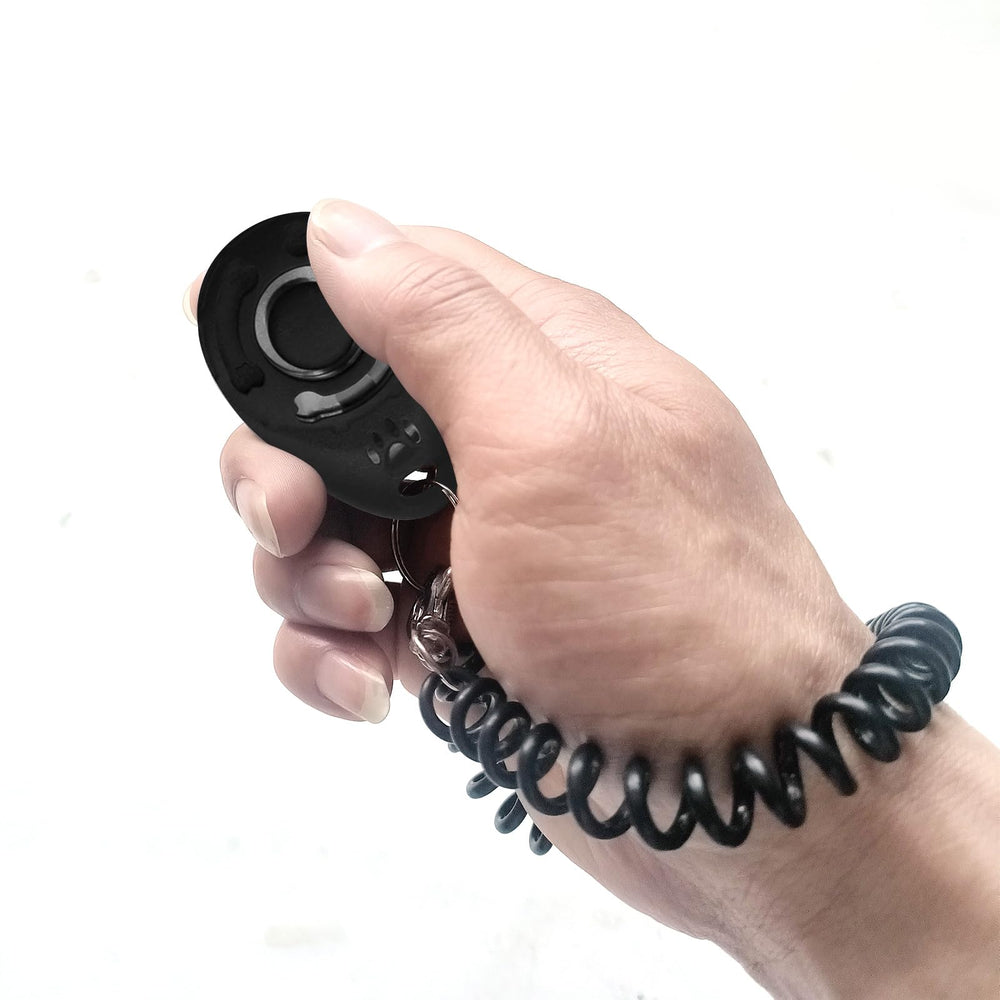 Clicker de Entrenamiento para Perros, acero inoxidable resistente a la corrosión.