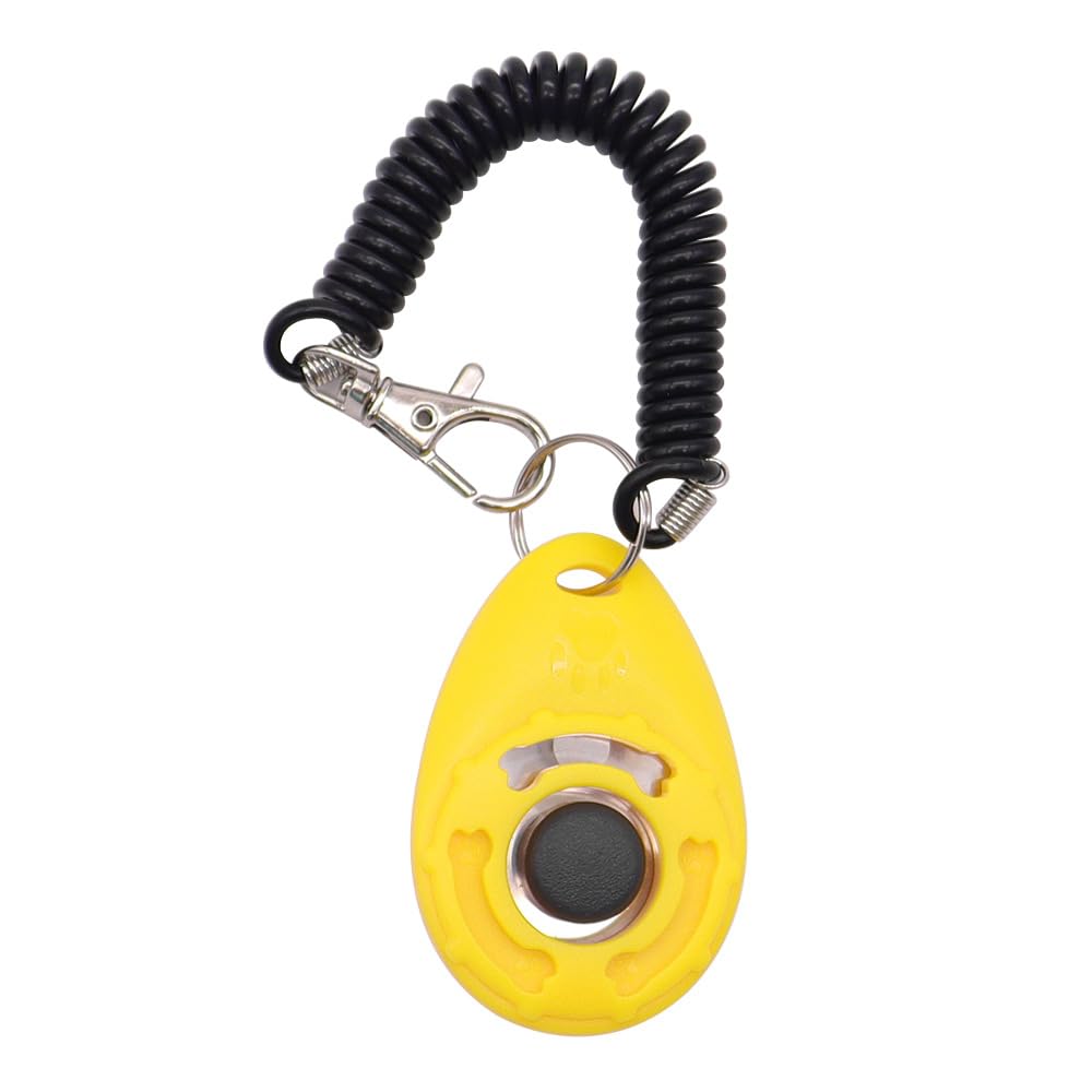 Clicker de Entrenamiento para Perros, diseño mate y mango antideslizante.