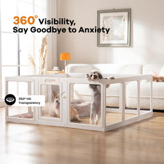 ClimbHope paneles modulares expansibles para adaptar el espacio a la mascota.