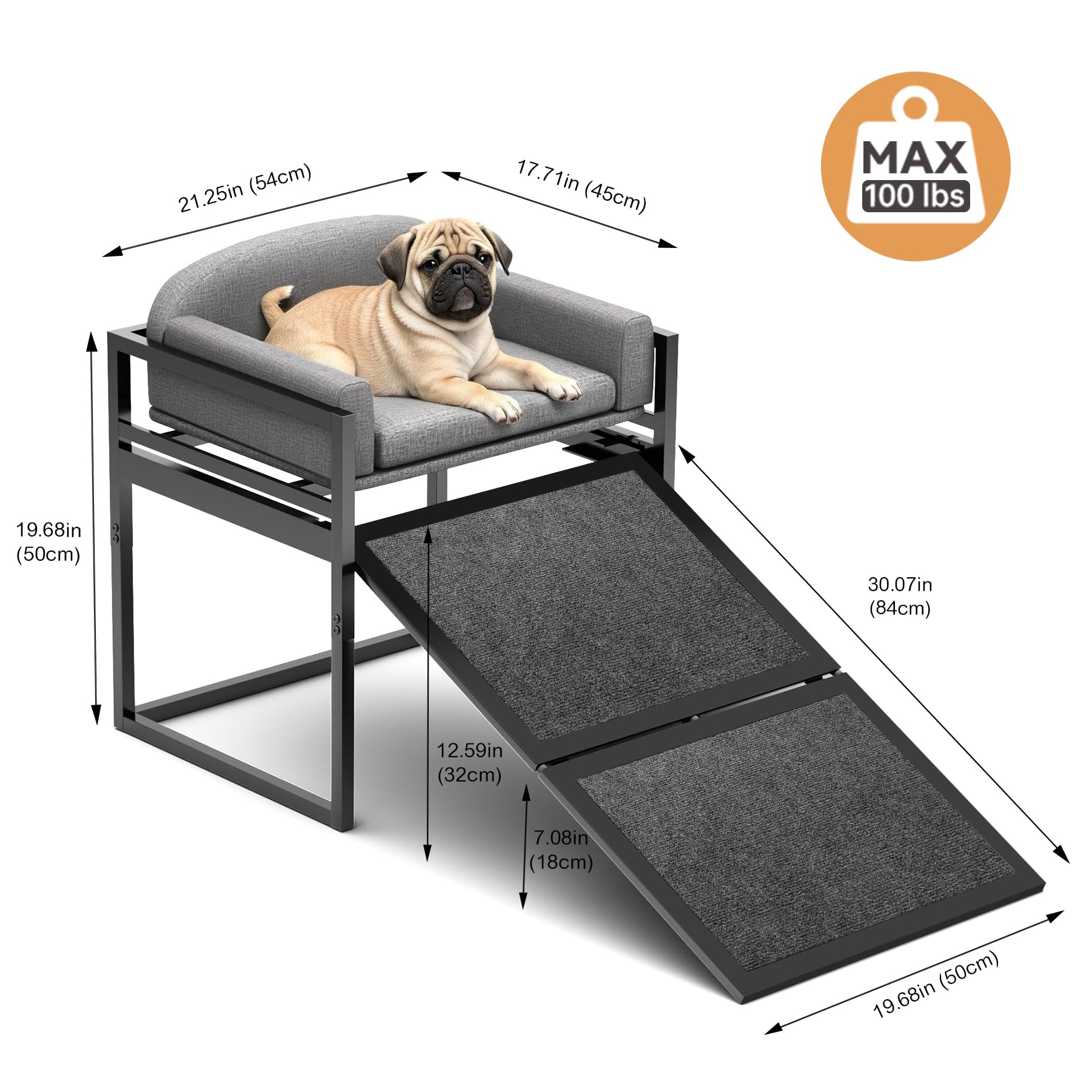 Clioran diseño estable para razas pequeñas y mascotas mayores.