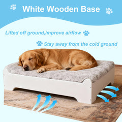 CLOUDBERG Funda desmontable con cremallera metálica para lavado fácil.