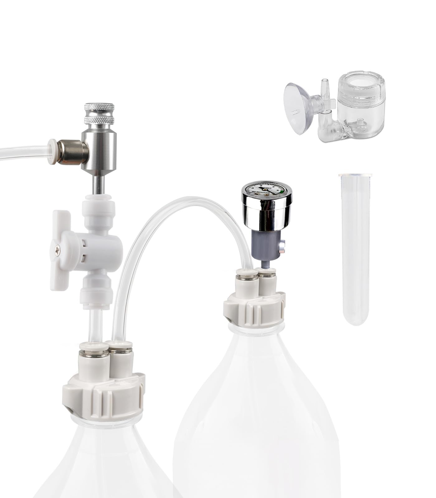 Difusor CO2 4 en 1 de Clscea G211 para acuario con conteo de burbujas