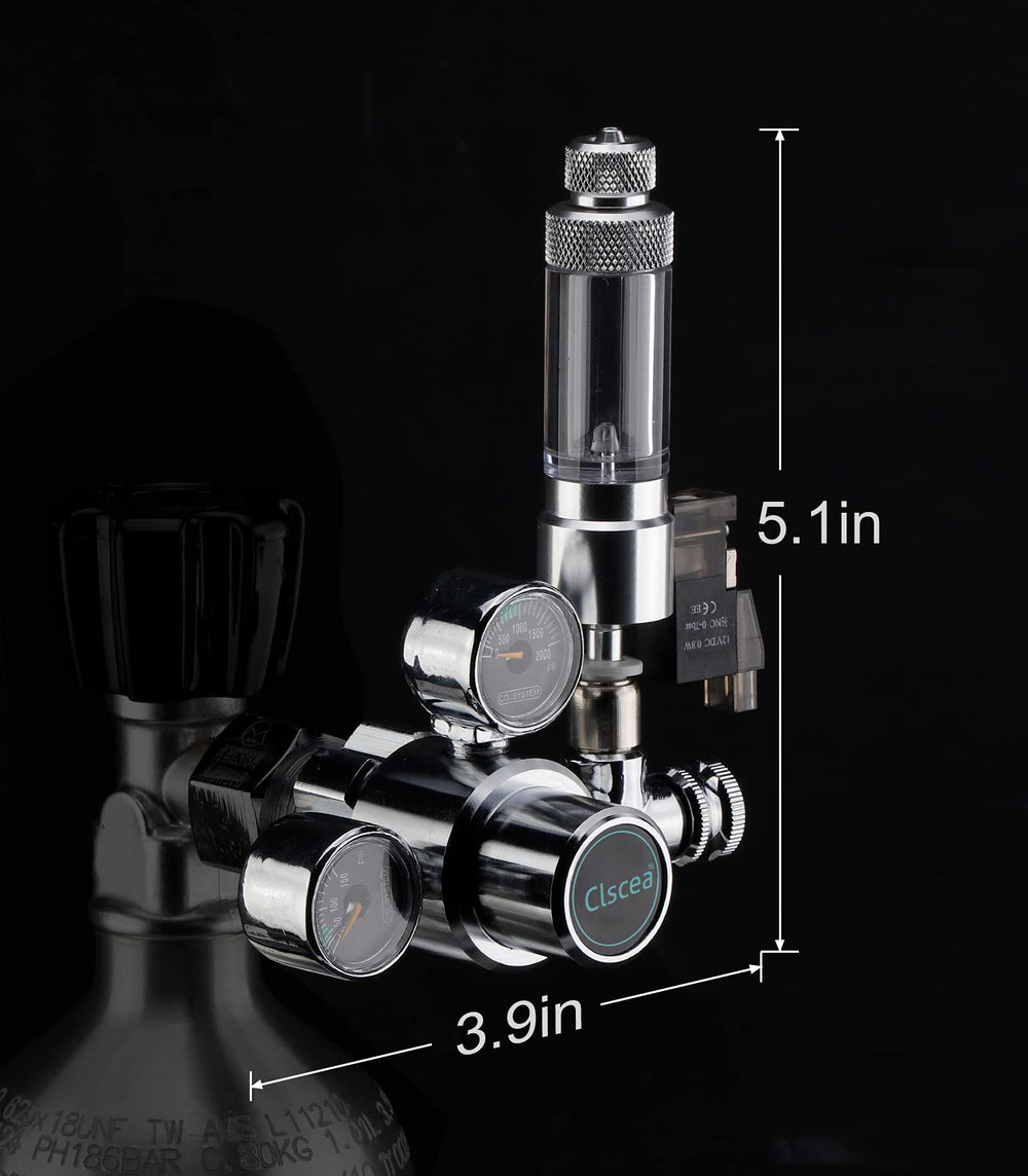 Clscea regulador CO2 instalación rápida con interfaz estándar.