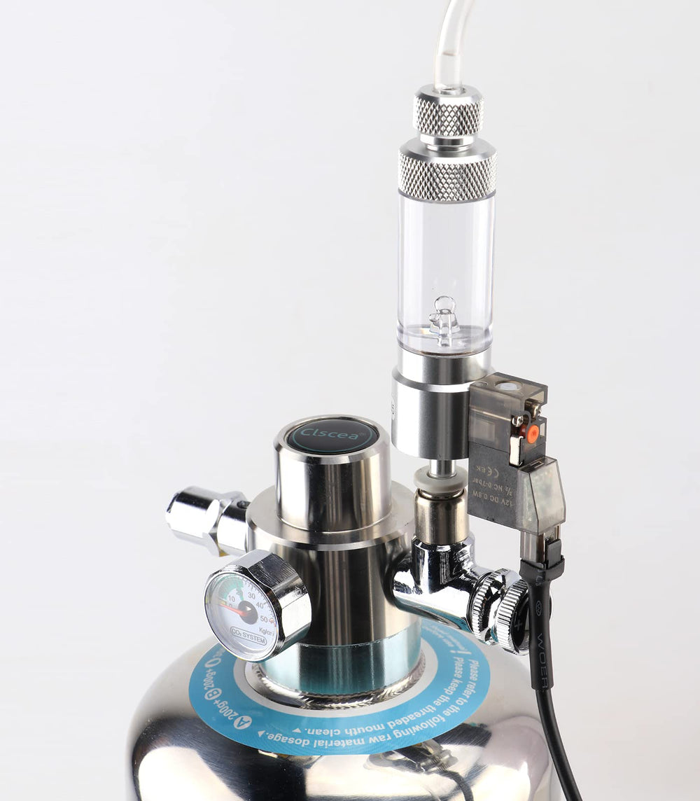 Clscea válvula solenoide CO2 mini, diseño silencioso para uso diario.