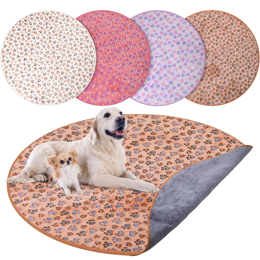 Almohadilla whelping blanca de 48 pulgadas de Clysee, suave y absorbente para entrenamiento