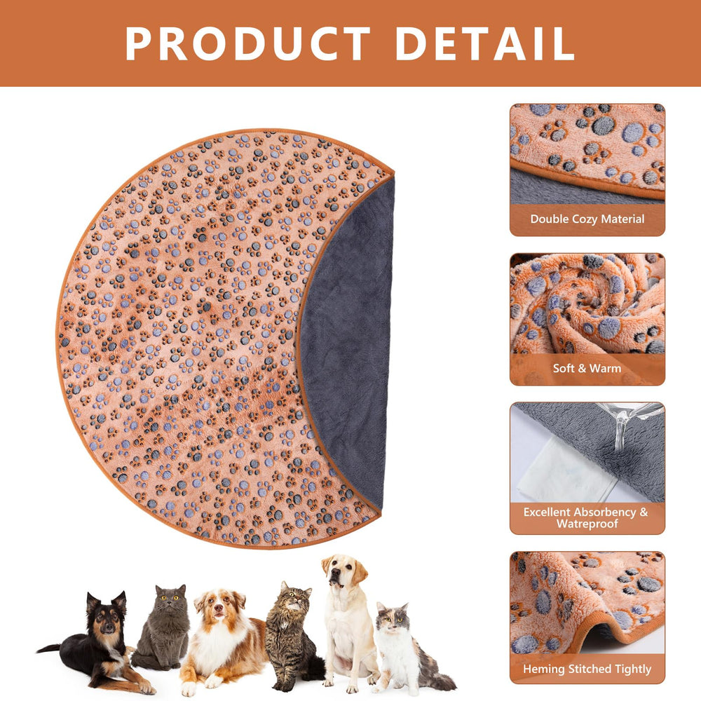 Almohadilla whelping rosa de 48 pulgadas de Clysee, diseño cómodo para perros