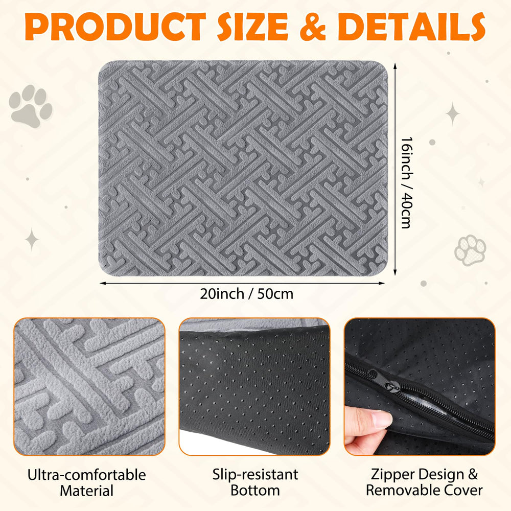 Clysee cama auto caliente para perros pequeños, ideal para interiores cálidos.