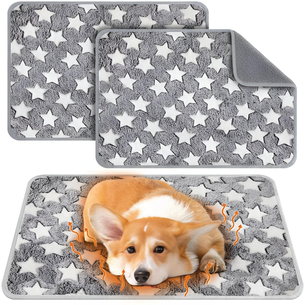 Clysee cama autocalentable para gato grande con diseño estelar, refugio cálido y cómodo.