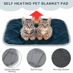 Cama calefaccionada Clysee para mascotas 16x20, perfecta para confort y bienestar
