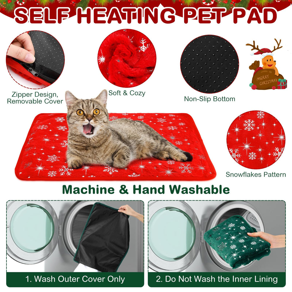 Clysee cama-gato-forro suave, felpa cómoda que acaricia nariz y patas