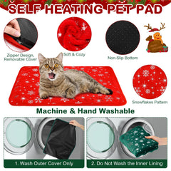 Clysee cama-gato-forro suave, felpa cómoda que acaricia nariz y patas