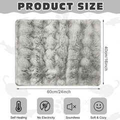 Clysee Cama Gato Funda Removible Lavable Gris facilita la limpieza.