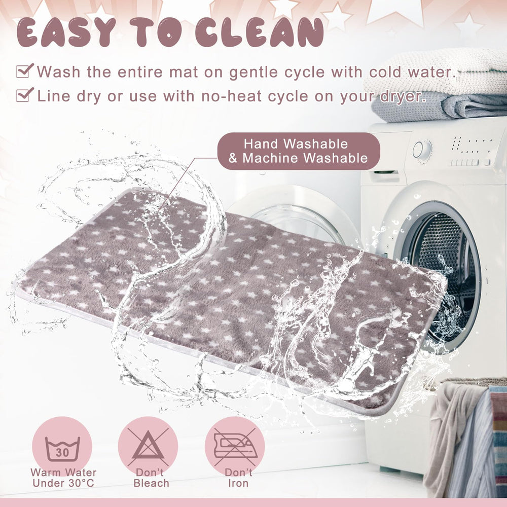 Clysee colchoneta lavable a máquina, fácil de cuidar.