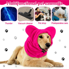 Gorro de perro Clysee, calidez y estilo en rosa rojo.