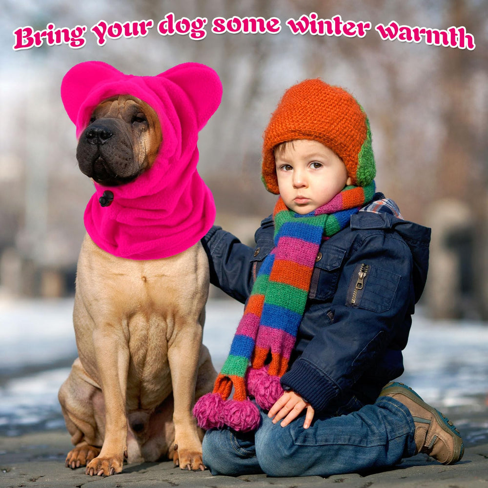 Uso interior y exterior, gorro Clysee para perro en rosa rojo.