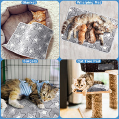 Uso en jaulas y camas, crea zona cálida para mascotas.