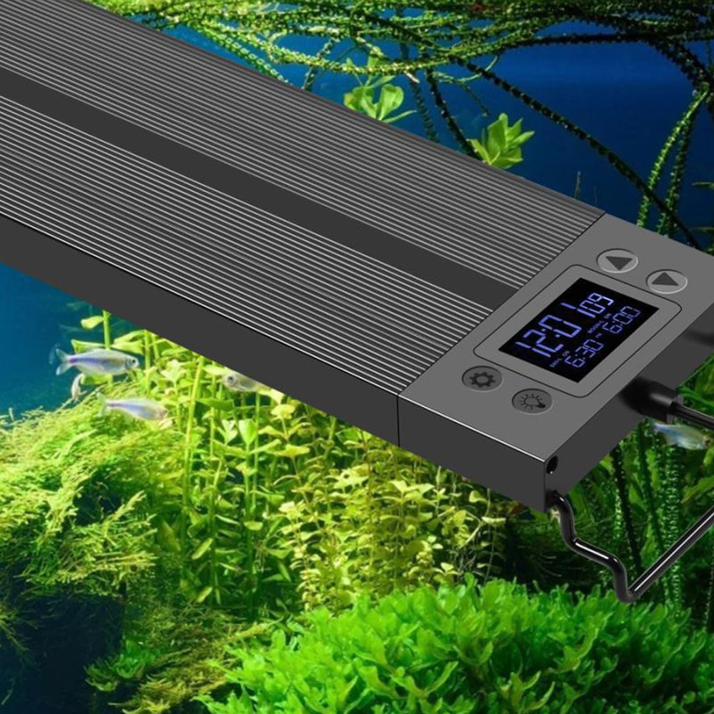 Luz de acuario CMOOD para 18-24 pulgadas, espectro completo que realza colores.