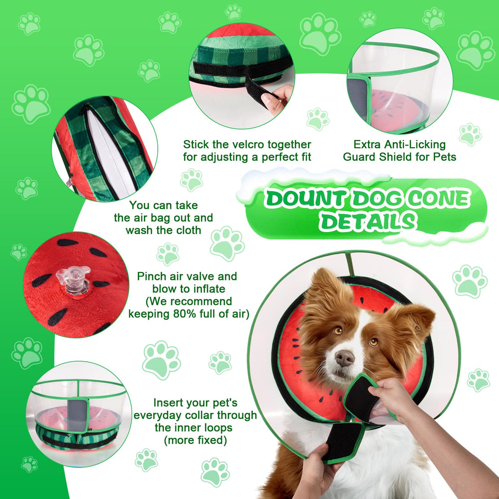 Cneo collar en dona disponible en tallas S a XL para cada mascota.
