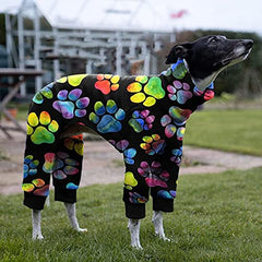 Pijama Cnkwei estilo greyhound, fácil de vestir para interiores del perro.