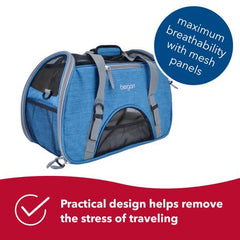 Coastal Bergan Comfort Carrier tamaño 41 x 20 x 28 cm para mascotas.