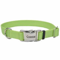 Collar Coastal para perros con hebilla de metal para ajuste seguro durante el paseo.