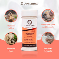 COAT DEFENSE aloe espumoso: cuidado natural que calma la piel tras el baño.