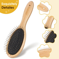 Cobee cepillo pin para pelo largo, desenreda y reduce enredos con puntas de 20 mm.
