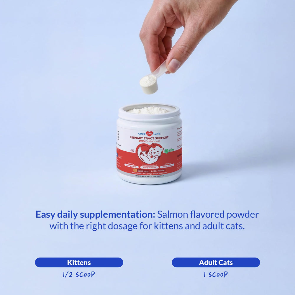 Coco y Luna: polvo fino para mezclar fácilmente en la comida