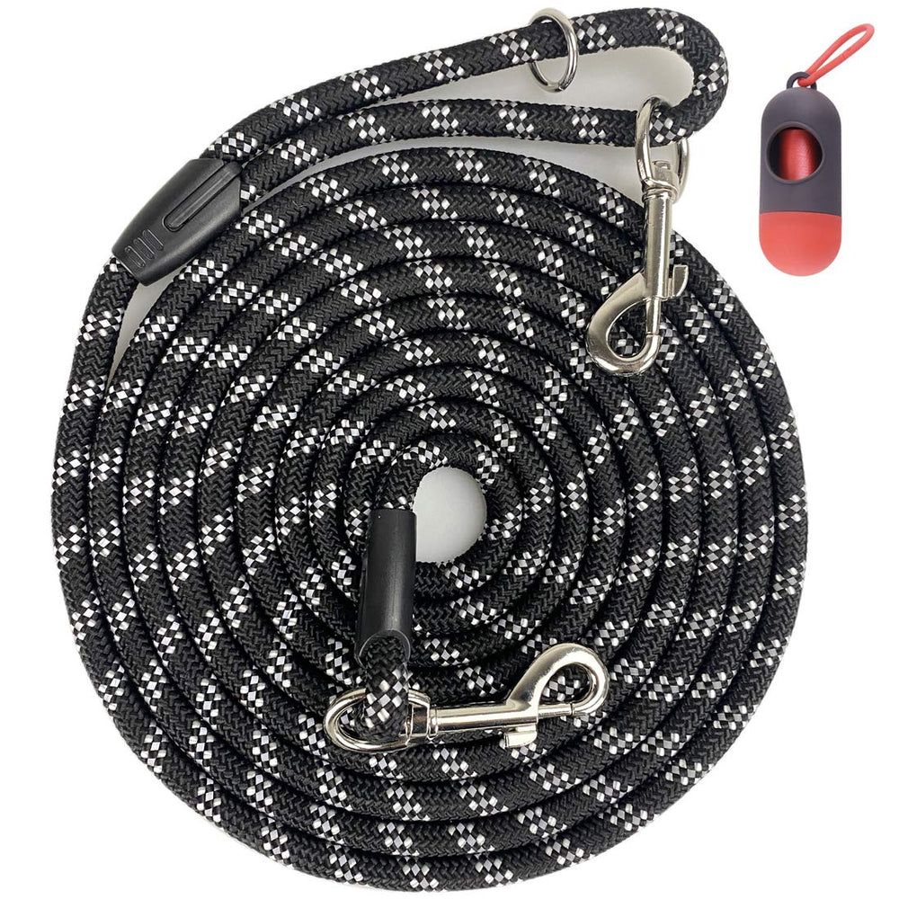 Codepets cuerda para perro extensible de 12 pies, ideal para paseos seguros.