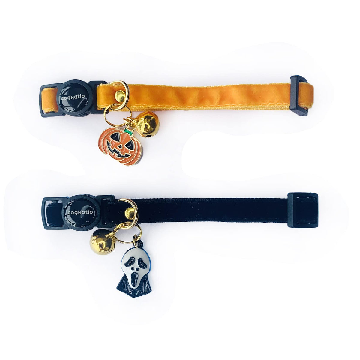 Collar Cognatio para gatos con ajuste 20-30 cm, cómodo y seguro para uso diario.