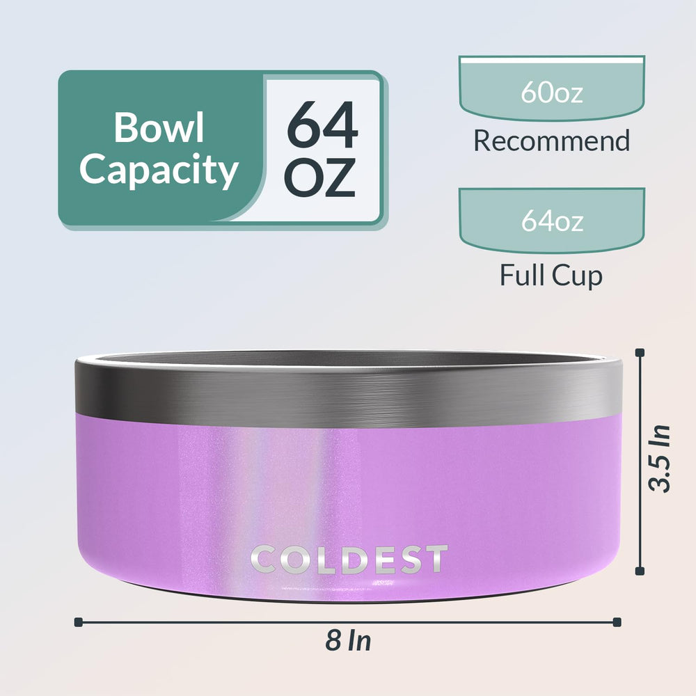 The Coldest Water colddogbowl a prueba de derrames en escena de comida.