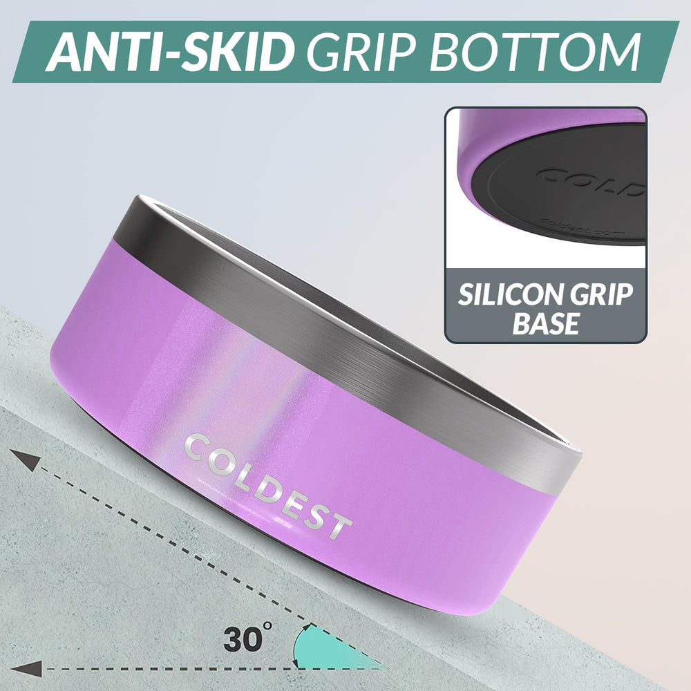 The Coldest Water colddogbowl base antideslizante para evitar derrames.