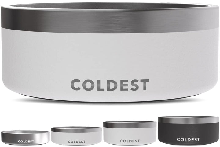 Tazón Coldest Water con aislamiento triple para perros, mantiene la temperatura por más tiempo.