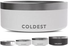 Tazón Coldest Water con aislamiento triple para perros, mantiene la temperatura por más tiempo.