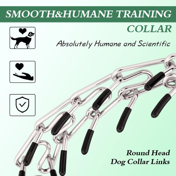Collar de púas para perros, ajuste con eslabones para cuello perfecto