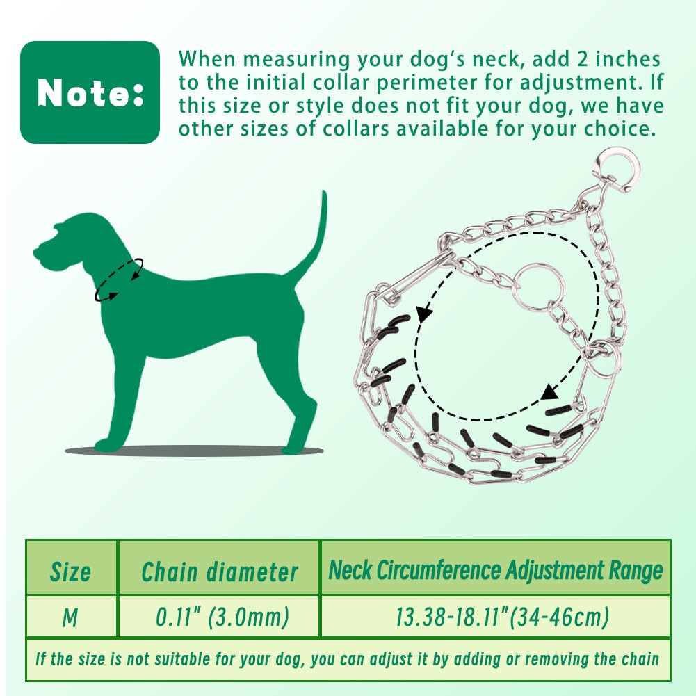 Collar de púas para perros, detalle de tapas de goma protegiendo la piel