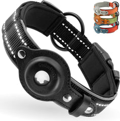 CollarDirect AirTag collar reflectivo en nylon para paseos nocturnos seguros