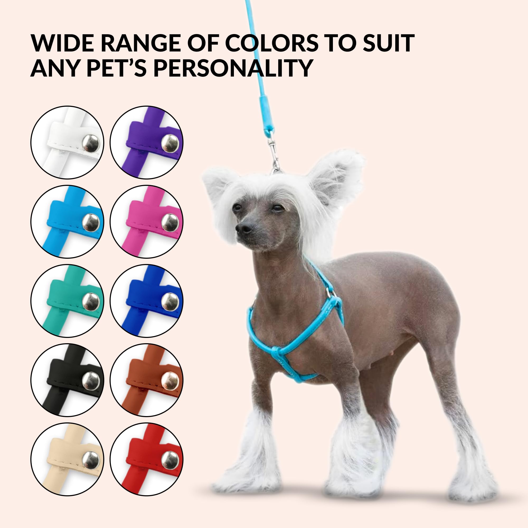 CollarDirect arnés de tamaño extra pequeño ideal para perros miniatura.