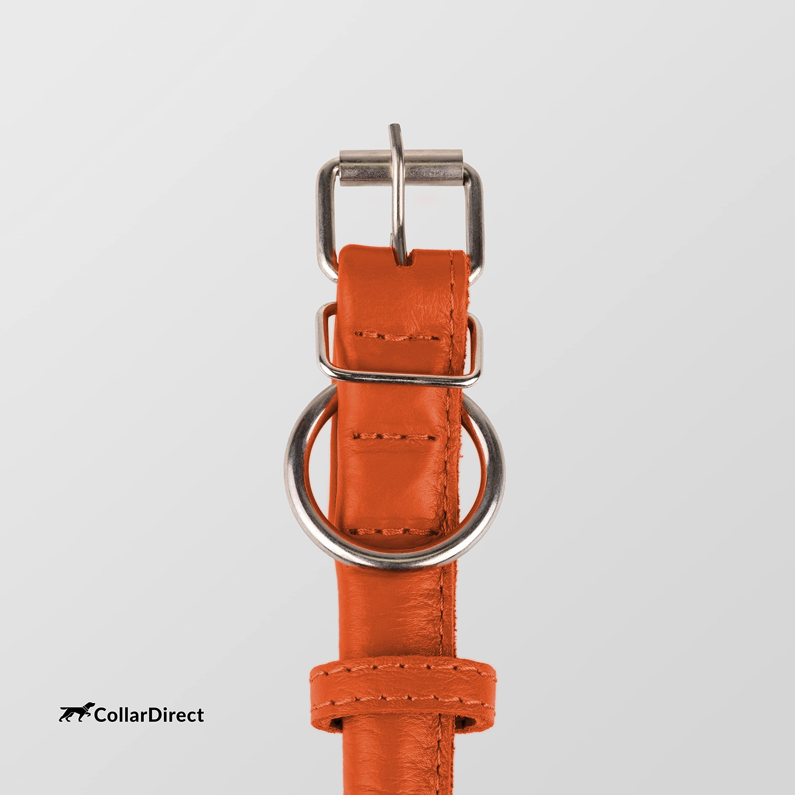 Collar de cuero CollarDirect, fácil de limpiar con un paño húmedo.